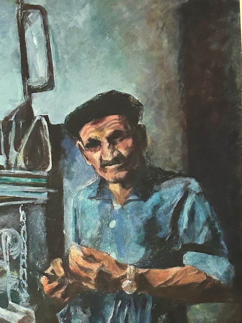 The Iron Worker — painting by Mike Wehrmeyer